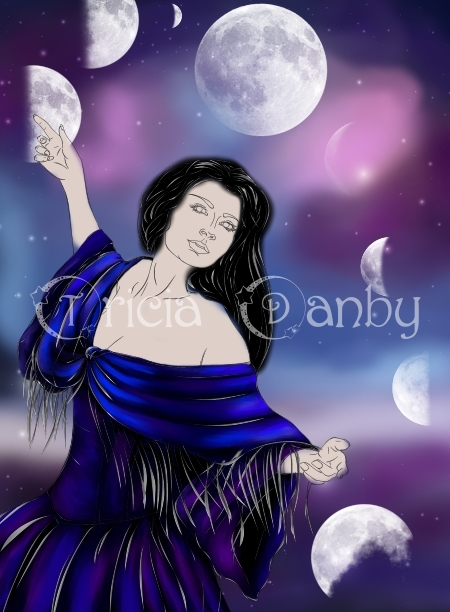 Breksta - Goddess of Night and Dreams by Tricia Danby